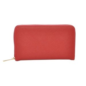 Red Vegan Leather Wallet