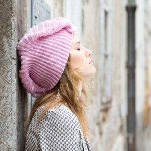 Pink Cauliflower Hat By Mimoods Knits