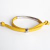 Yellow Leather Bracelet By Mikashka