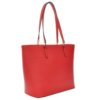 Red Vegan Leather Tote