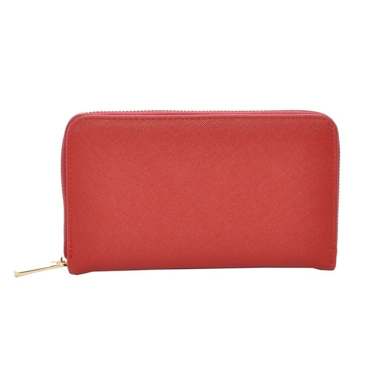 Red Vegan Leather Wallet