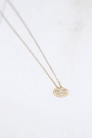 Gold Plated Floral Pendant