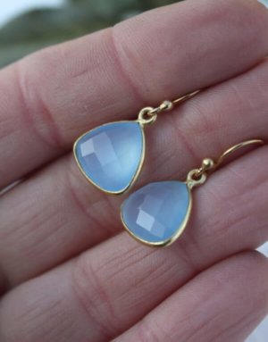 Blue Jade Earrings