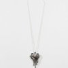 Bloody Heart Sterling Silver Necklace