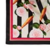 Carrots and Roses Silk Scarf