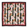 Carrots and Roses Silk Scarf