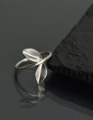 Silver Leaf Ring II.
