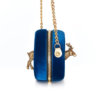 Ciervo Blue Velvet Bag