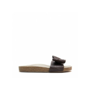 Monik Brown Flat Sandal