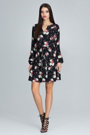 Figl Tie Waist floral mini dress