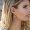 Clam earrings