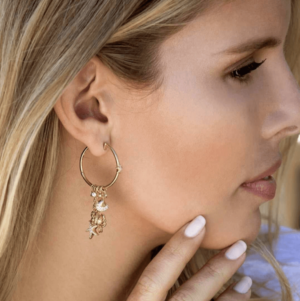 sea charm earrings
