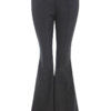 Corbie High Waisted Black Shimmery Trousers