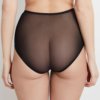 Sophia Black Lace High Waisted Knickers