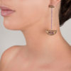 Calisto 18K Gold, 925 Silver Earrings With Sapphires 