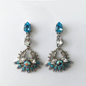 Flores Aquamarine Drop earrings