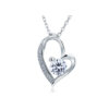 Diamond Heart Necklace.