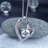 Diamond Heart Necklace.