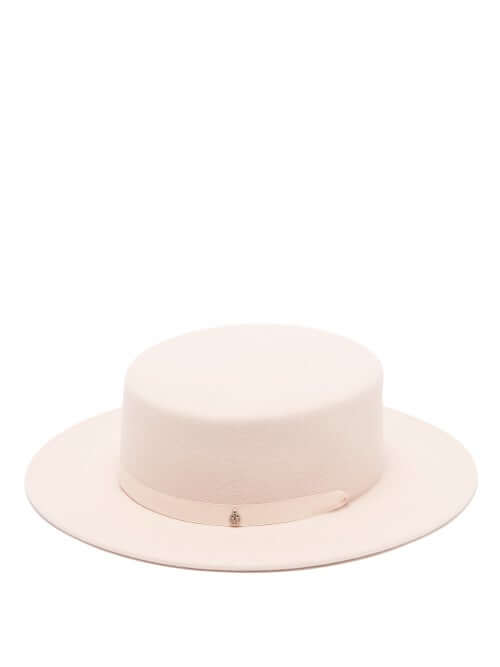 Maison Michel - Kiki Faux Pearl Strap Felt Hat