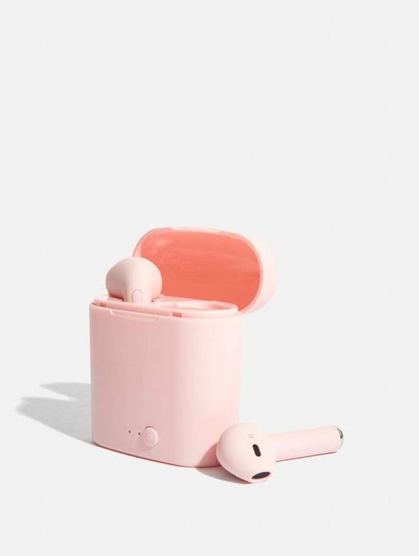 Pink Wireless Earbuds