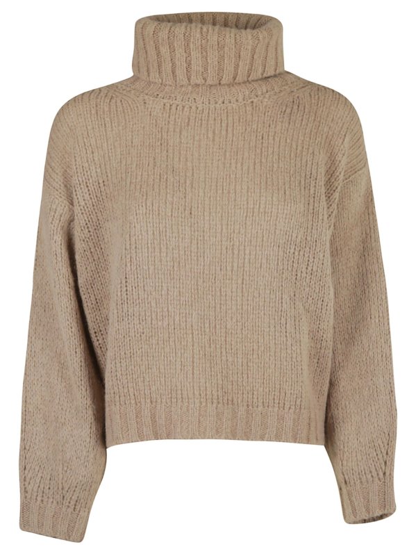 beige wool sweater
