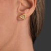 Women's Jewellery Demeter Triangular Gold Earrings