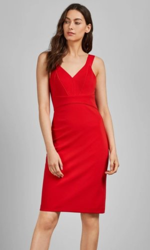 HOME WOMEN'S CLOTHING DRESSES TRIXXIE SLEEVELESS FITTED DRESS - RED UP TO 50% OFF* *T&Cs apply EXTRA 10% OFF SALE USE CODE: EXTRA10 TRIXXIE Sleeveless fitted dress £149 £89