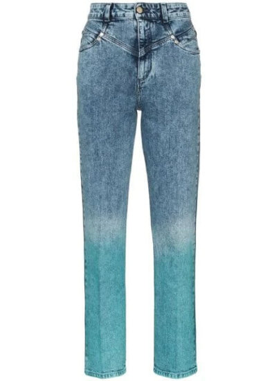 STELLA MCCARTNEY high-waisted ombre jeans
