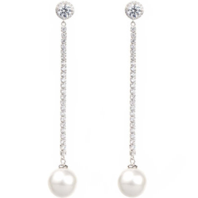 avilio London silver pearl drop earrings