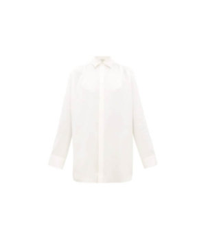 Bottega Veneta’s white long-sleeve shirt