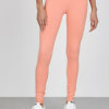 Live The Process V coral stretch-jersey leggings