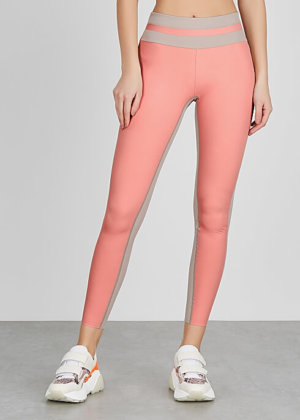 Vaara Flo pink striped leggings