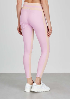 Vaara Flo Tuxedo pink stretch-jersey leggings