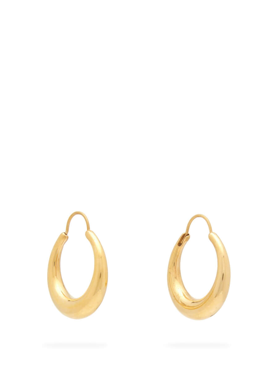 Summer Jewellery ALL BLUES Fat Snake gold-vermeil hoop earrings £410