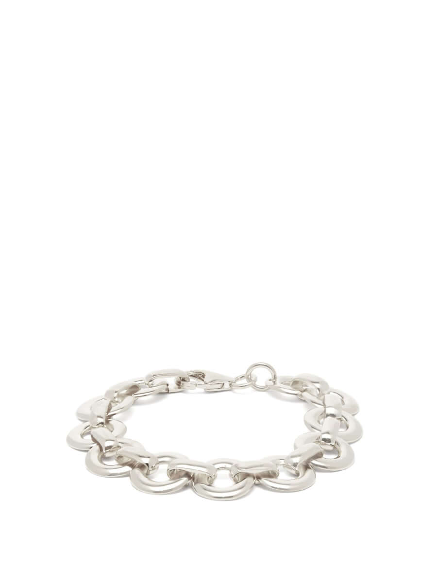 ALTA ORA | Circle-drop Sterling Silver Chain Bracelet