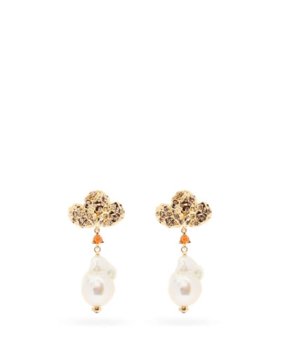 Summer Jewellery CHLOÉ Baroque pearl-drop & crystal earrings