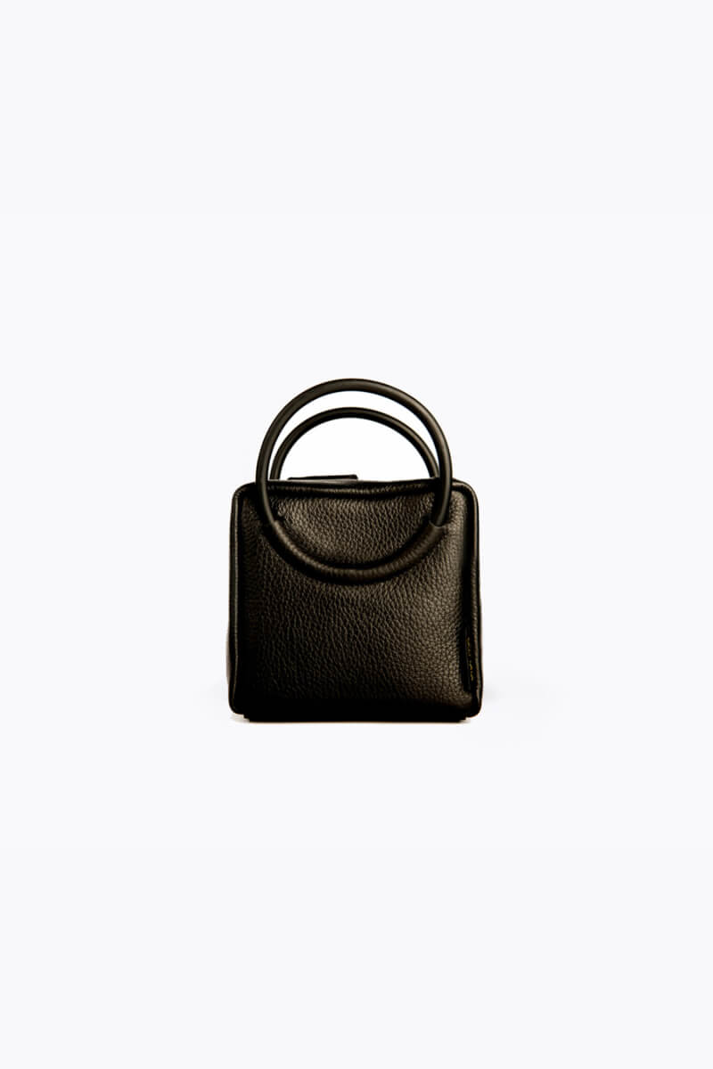Kikiito Shokupan Mini Black Handbag . With a vintage aesthetic, the Shokupan mini box bag is an instant classic, versatile and utterly wearable day or night. In super soft, luxurious cowhide,