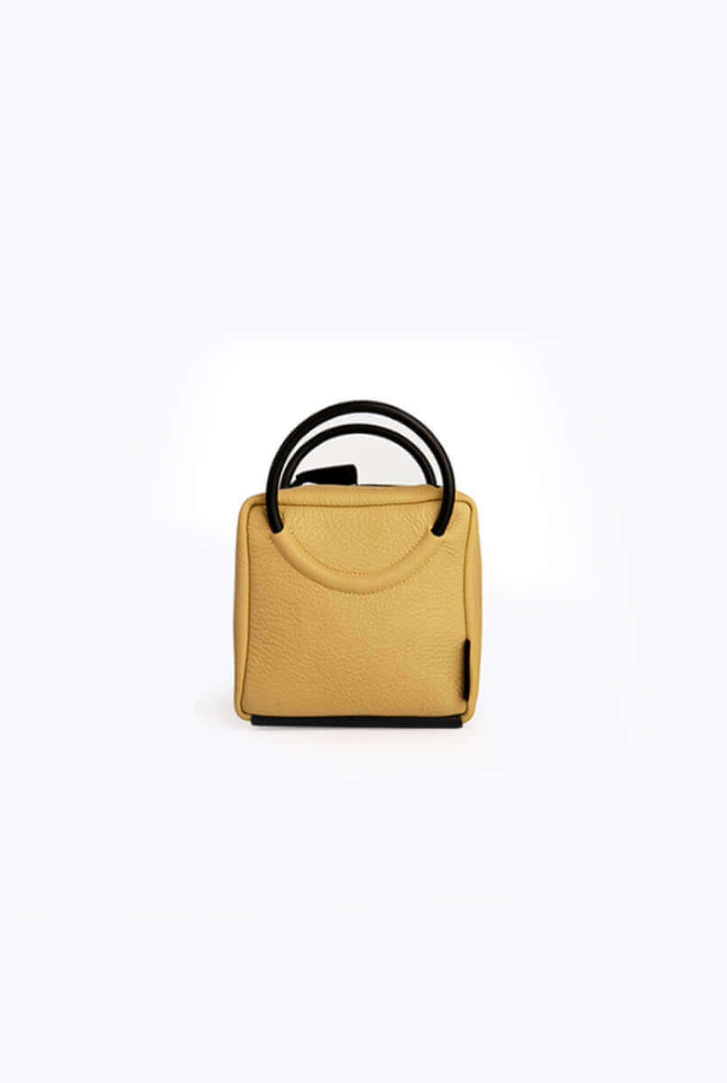 Kikiito Shokupan Mini Yellow Handbag