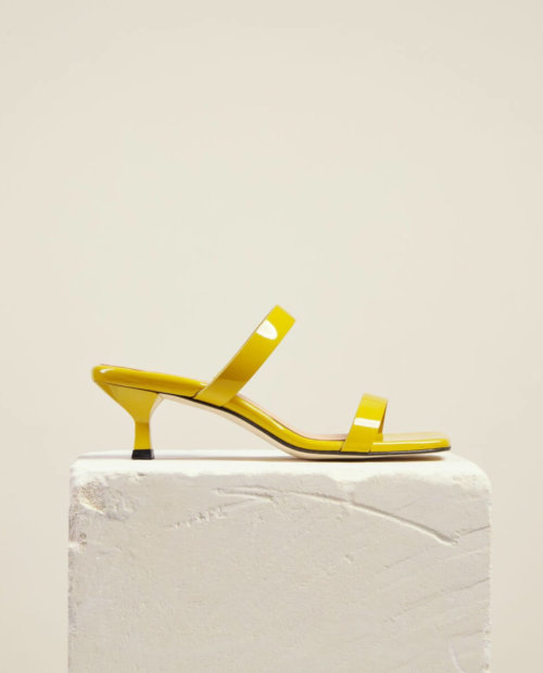 yellow sandals dear Frances