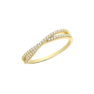 Gold Gemstone: Cubic zirconia Description Genuine 9CT Yellow Gold Ladies Ring -