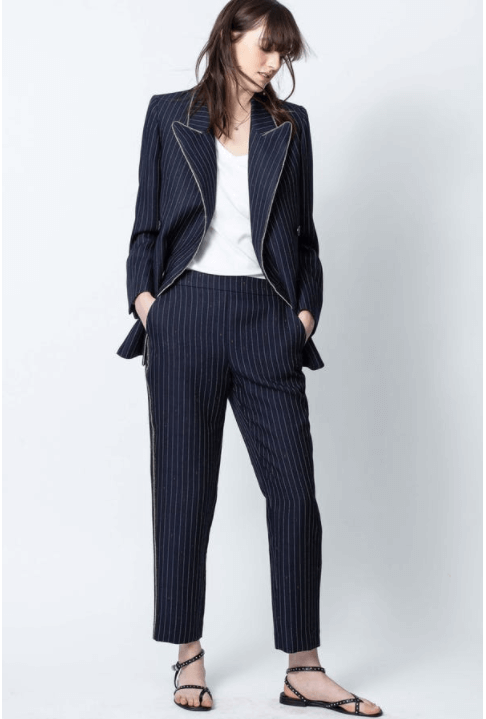Zadig & Voltaire | View Rayé Jacket - blueberry