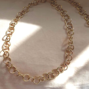 Eternity Round Link Chain Necklace