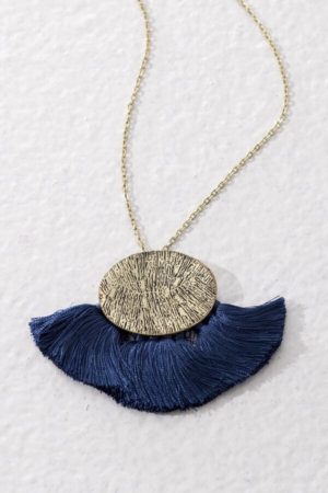 Diva necklace, Blue