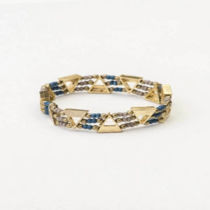 Aaliya elasticated bracelet, gold