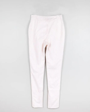 Organic Cotton Red & White Stripe Skinny Trouser