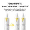 4 x REFILLABLE Hand Sanitiser 50ml Family Bundle