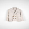Ethically Made Beige Linen Suit Plain