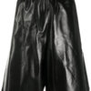 Bottega Veneta leather knee-length shorts
