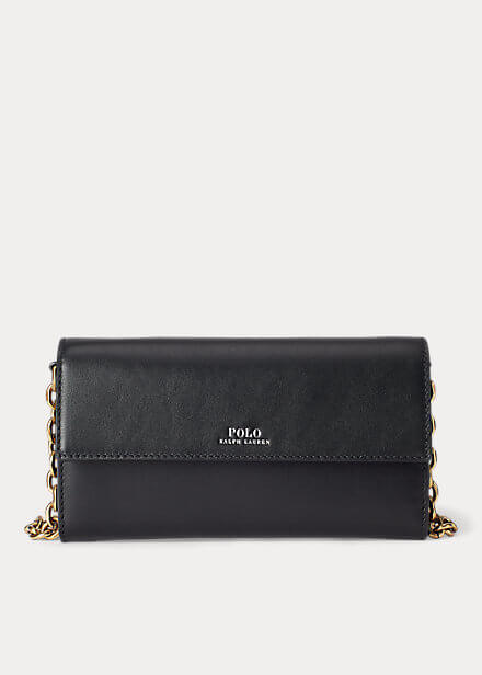 Leather Small Chain Wallet