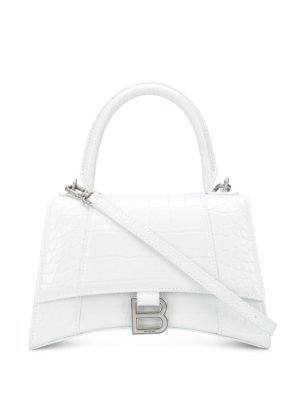 Balenciaga small Hourglass tote bag - White